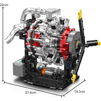Motorised Radial Aircraft Engine 1146pcs