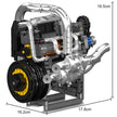 Motorised Swedish 2025 Hypercar Engine 738pcs