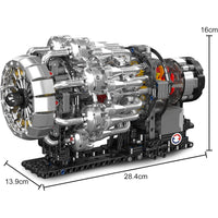 Motorised Turbofan Engine 1213pcs
