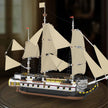 66048 Endeavour Sailing Ship Imperial Age Warship 3555pcs