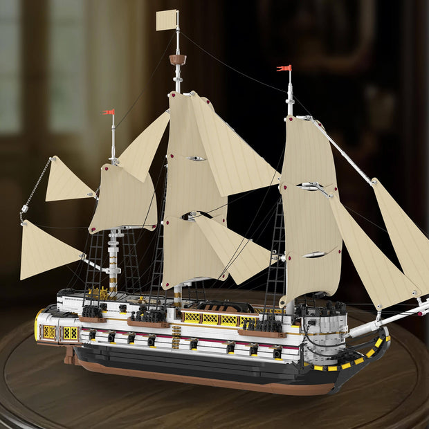 66048 Endeavour Sailing Ship Imperial Age Warship 3555pcs