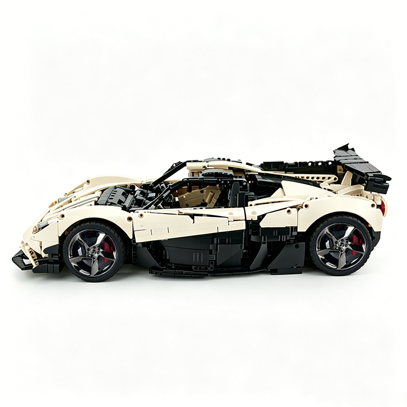 MOC-215951 1:8 Sports Car Gordon Murray Automotive T.50s Building Block Set 3427pcs Collectible Model Kit with Custom Wheels