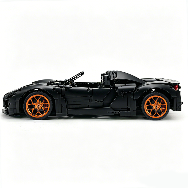 MOC-159171 1:8 Sports Car Porsche 918 Building Block Set 2266pcs Collectible Model Kit with Custom Wheels