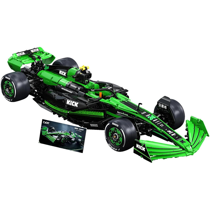 CADA-C64010 1:8 Sports Car Sauber F1 Team Building Block Set 2552pcs Adult Collector Collectible Model Kit