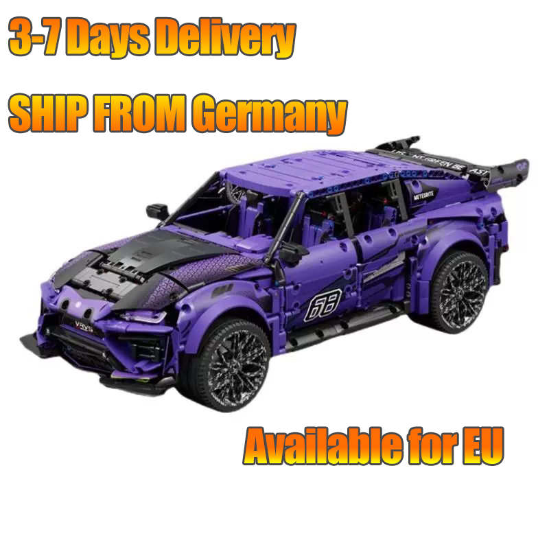 MOYU-88010 1:8 Sports Car URUS Off-Road Building Block Set 2375pcs Adult Collector Collectible Model Kit