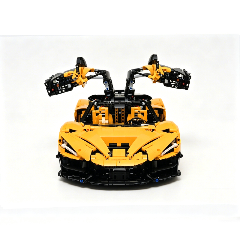 MOC-222472 1:8 Sports Car McLaren W1 Building Block Set 3442pcs Collectible Model Kit with Custom Wheels