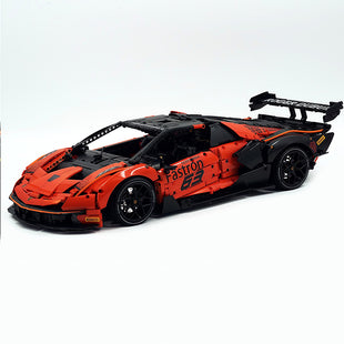 Custom-made RED Sports Car 4100pcs