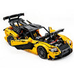 1:8 Scale RX-7-Inspired Supercar MOC Building Blocks Set, 2,943-Piece Sports Car Model Kit