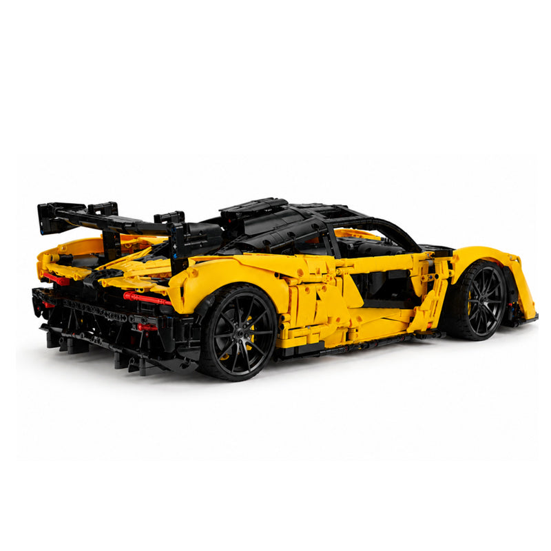 1:8 Scale McLaren Senna-Inspired Supercar MOC Building Blocks Set, 3703-Piece Sports Car Model Kit