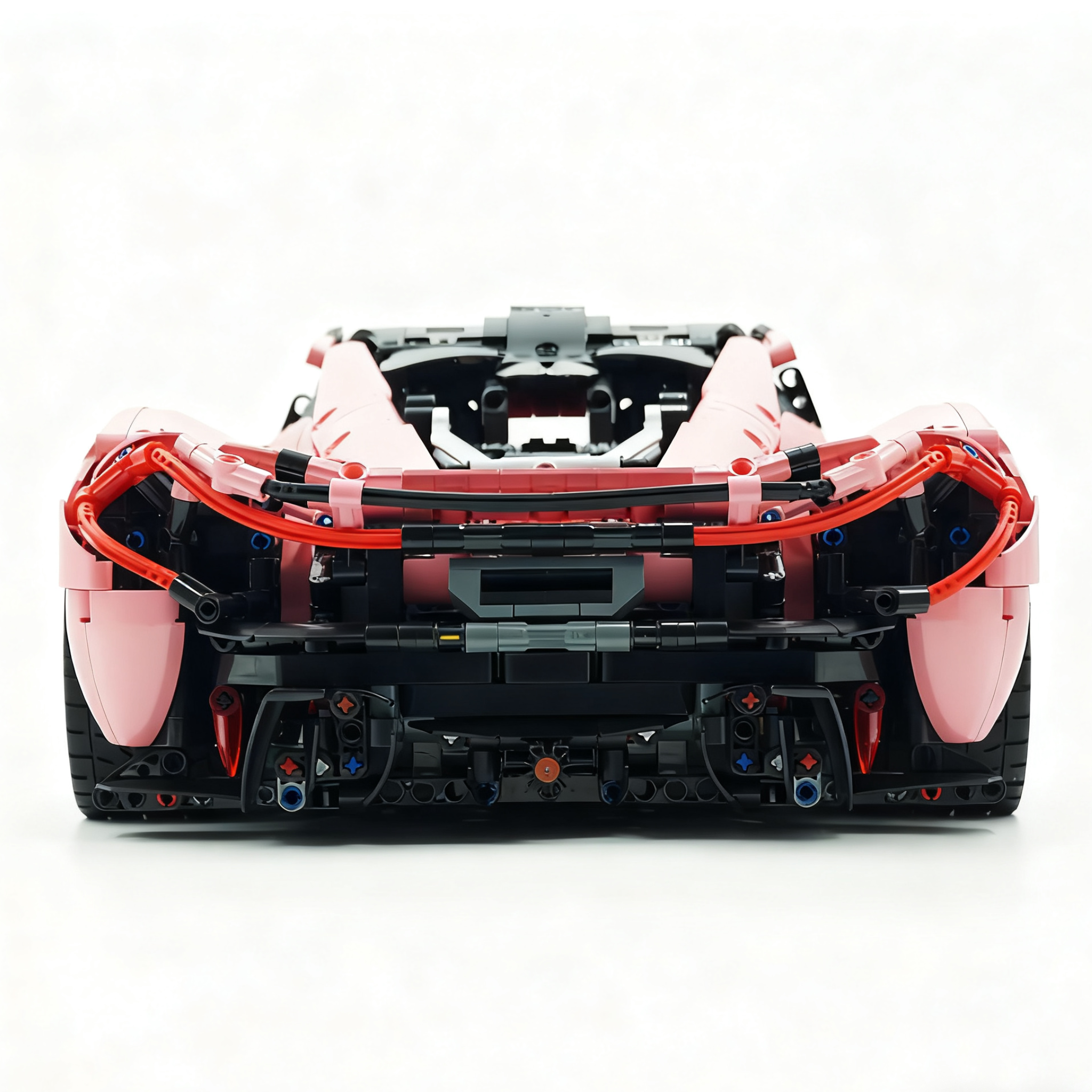 TGL-42172 1:8 Sports Car McLaren P1 Custom Pink Building Block Set 3895pcs Adult Collector Collectible Model Kit