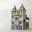 European century church building blocks 3467pcs