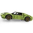 MOC-119000 1:8 Sports Car Lamborghini Miura Concept Building Block Set 3435pcs Collectible Model Kit with Custom Wheels