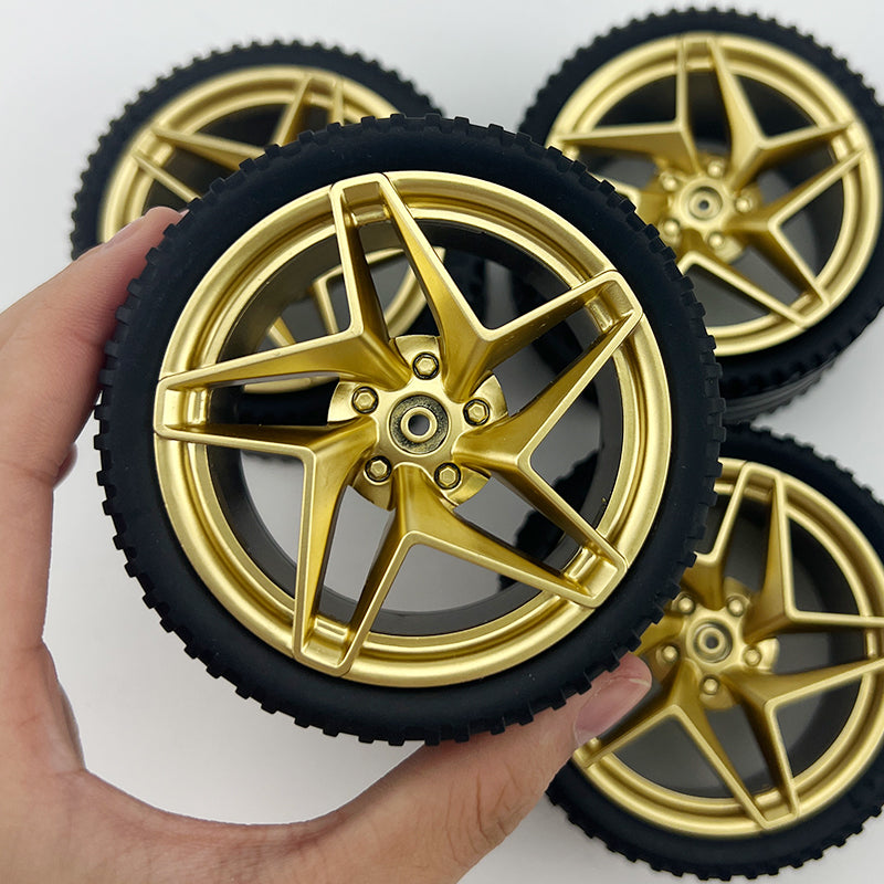 Accessories Wheel Hub Black Silver Gold Grey Plating Hub Compatible Scale 1:8 Car