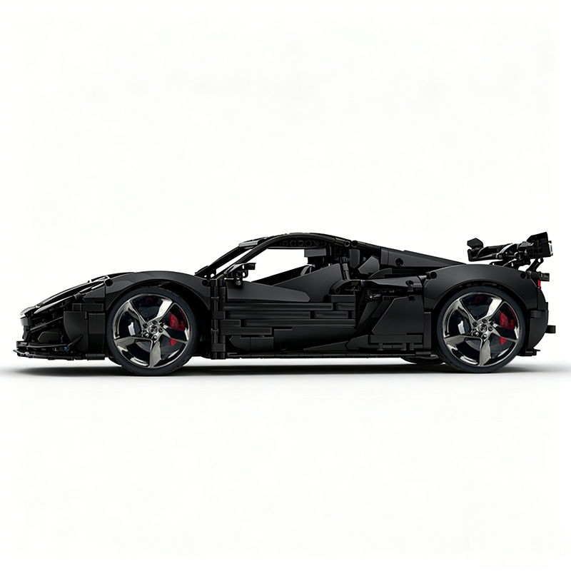 MOC-216686 1:8 Sports Car Corvette ZR1 2025 Building Block Set 3646pcs Collectible Model Kit with Custom Wheels