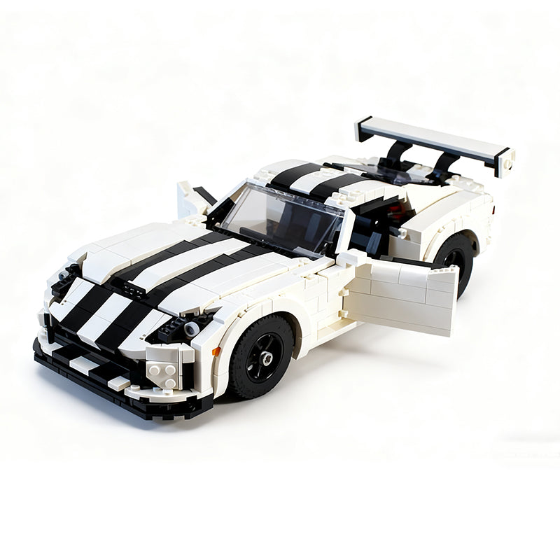 MOC 120125 Crafted White Technical 10 in 1 Super Sport Vehicle 10295 Blocks Bricks