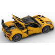 MOC-216686 1:8 Sports Car Corvette ZR1 2025 Building Block Set 3646pcs Collectible Model Kit with Custom Wheels