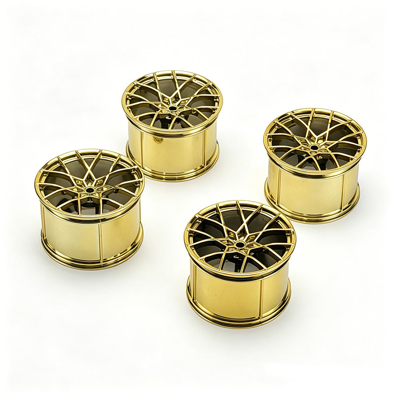 GL05 1:8 Building Block Wheel Rims 6.6×4.4cm, Compatible with Technic 42115 42083, 6 Color Options, MOC Supercar Model Mod Accessories