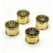 GL05 1:8 Building Block Wheel Rims 6.6×4.4cm, Compatible with Technic 42115 42083, 6 Color Options, MOC Supercar Model Mod Accessories