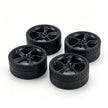SP3 1:8 Building Block Wheel Rims 7.5×.4cm, Compatible with Technic 42172 42143 42232, 8 Colors Electroplated Series, MOC Model Car Mod Accessories