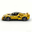 MOC-261024 1:8 Sports Car Ferrarl SC40 Building Block Set 2898pcs Collectible Model Kit with Custom Wheels