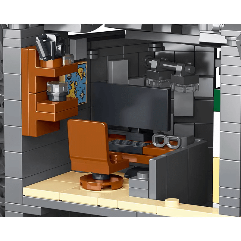 The Lambda House Architecture Building Block Model 3831pcs