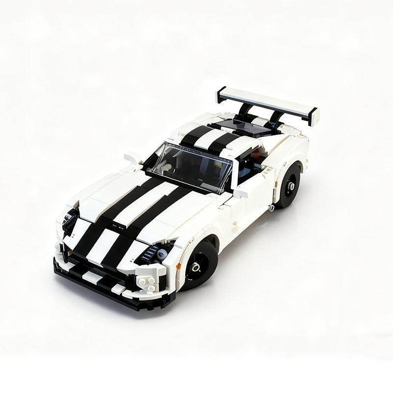 MOC 120125 Crafted White Technical 10 in 1 Super Sport Vehicle 10295 Blocks Bricks
