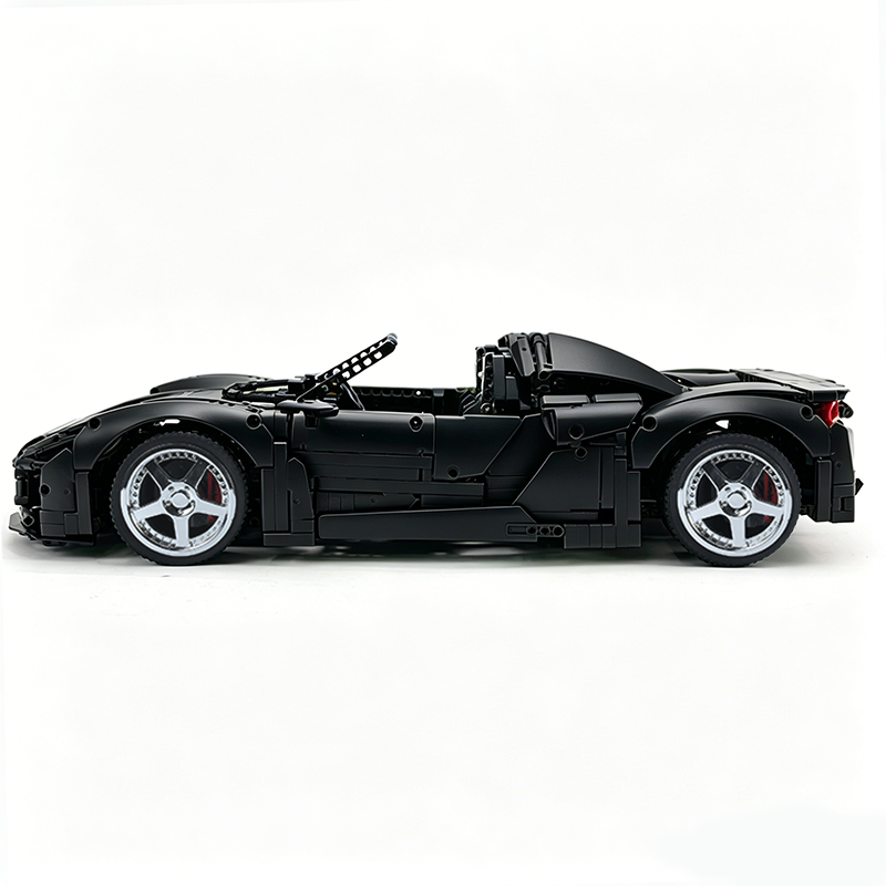 MOC-159171 1:8 Sports Car Porsche 918 Building Block Set 2266pcs Collectible Model Kit with Custom Wheels