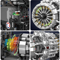 Motorised Turbofan Engine 1213pcs