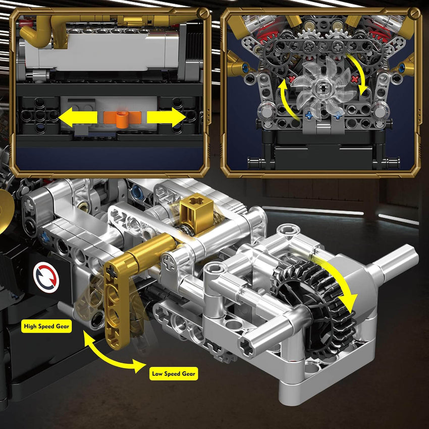 6.5L Naturally Aspirated V12 British Engine 973pcs