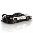 MOC Pagani Zonda 1:8 Model Hypercar Building Blocks Bricks | 3400 Pieces Ultimate Sports Car Model Kit