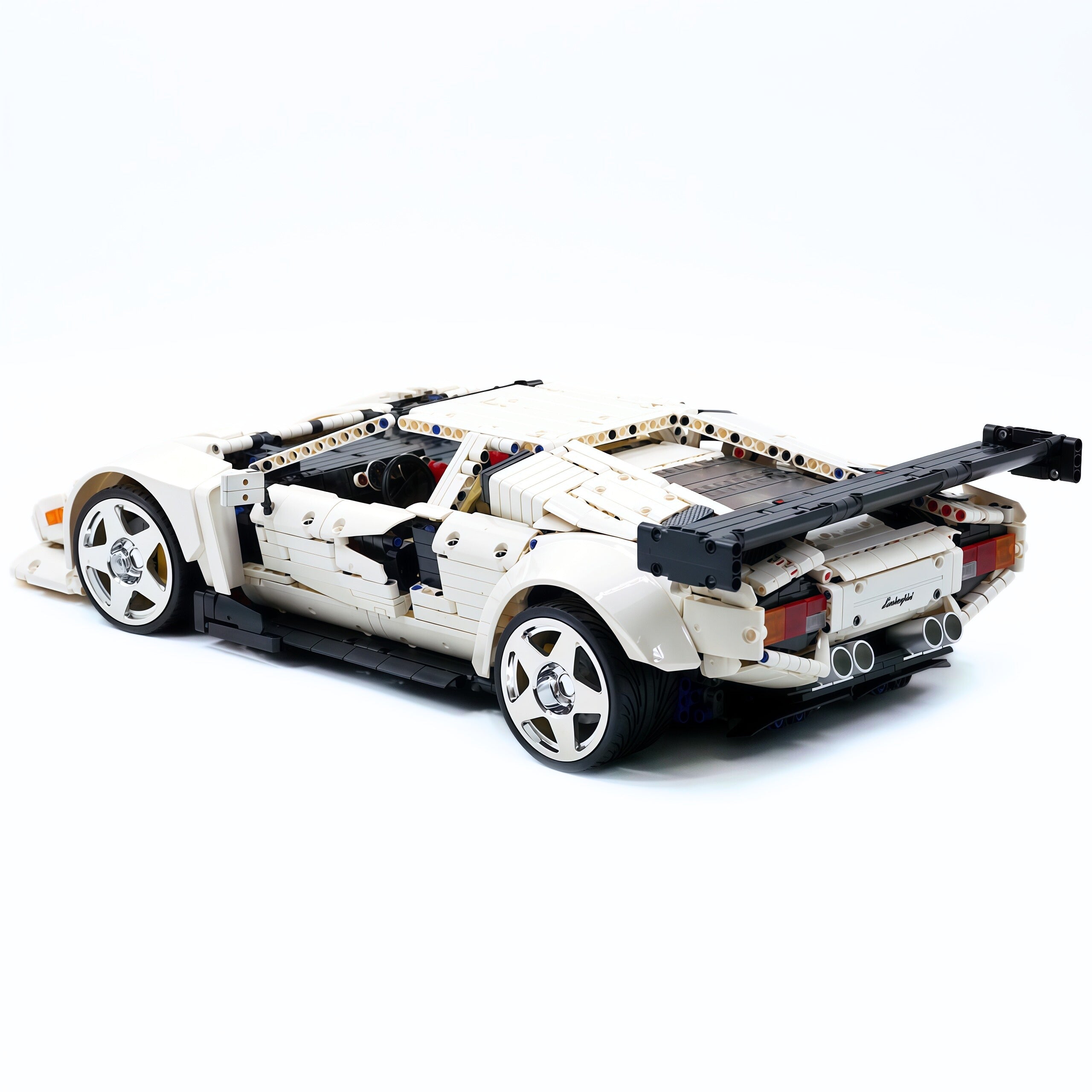 K BOX-10547 1:8 Sports Car Lamborghini Countach Building Block Set 4301pcs Adult Collector Collectible Model Kit