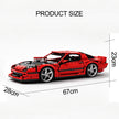 MOC-273570 Chevrolet Camaro 1988 Hoonigan 1:8 Scale Building Block Car | 2691 Pieces Ultimate Sports Car Model Kit