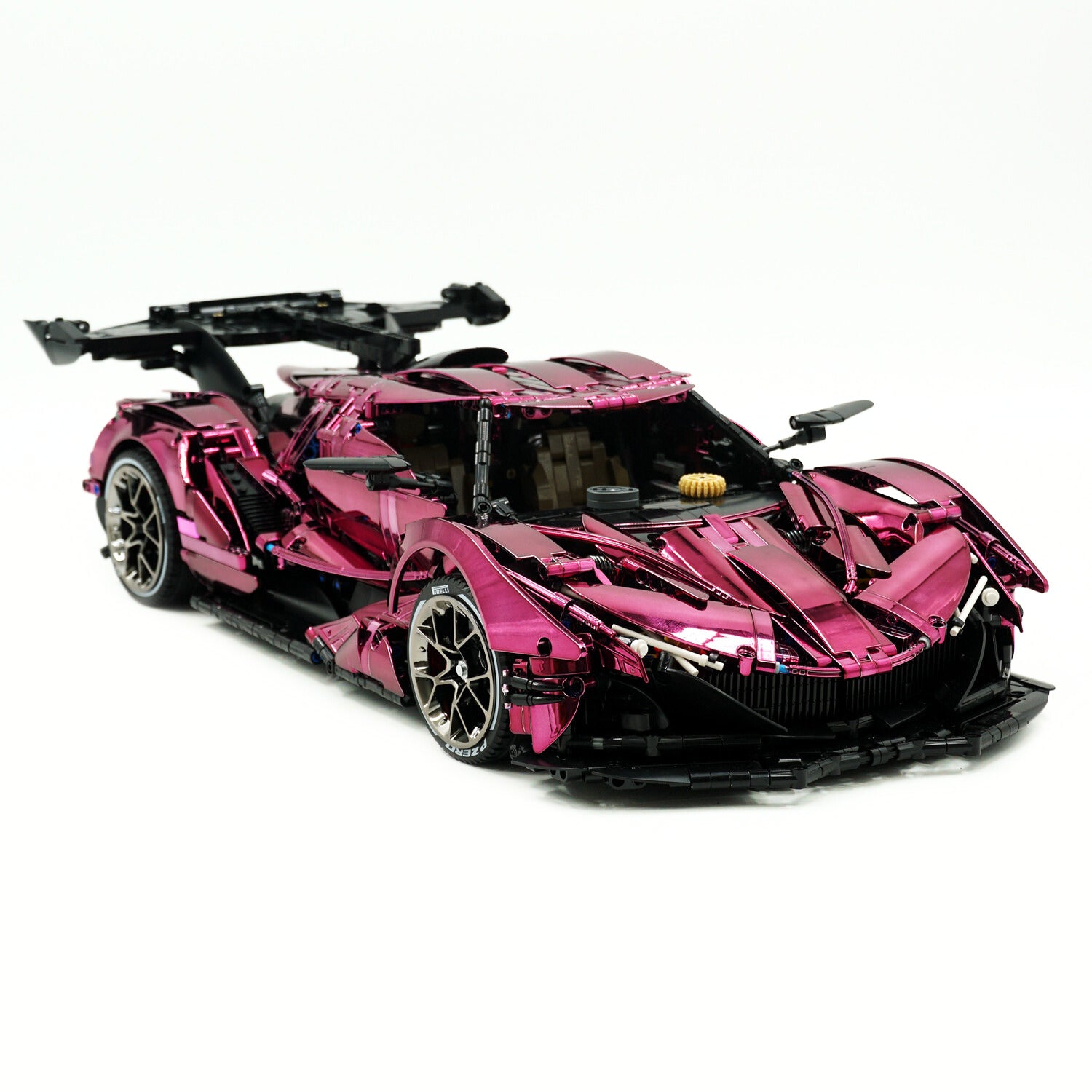 CADA-C61053 1:8 Sports Car Apollo Custom Electroplated Building Block Set 4449pcs Adult Collector Collectible Model Kit