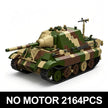 TK8006 1:8 Panther Tank Building Blocks, 2164 PCS WW2 German Camouflage Medium Tank Static Model, Adult Collectible Building Brick Gift