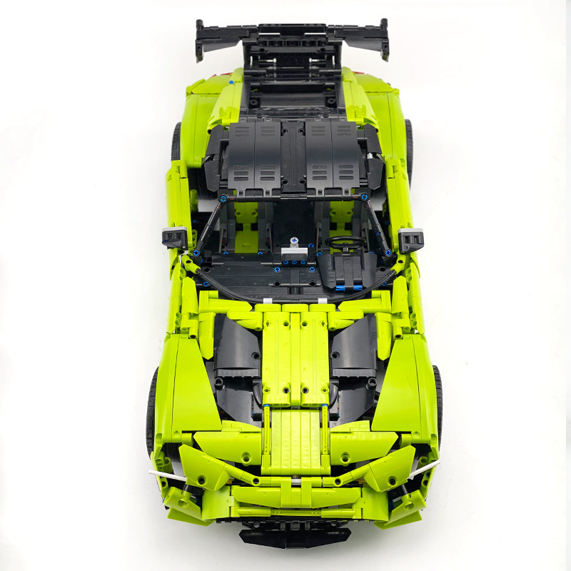 MOC-73939 1:8 Sports Car AMG GT R Black Series Building Block Set 2456 pcs Collectible Model Kit with Custom Wheels