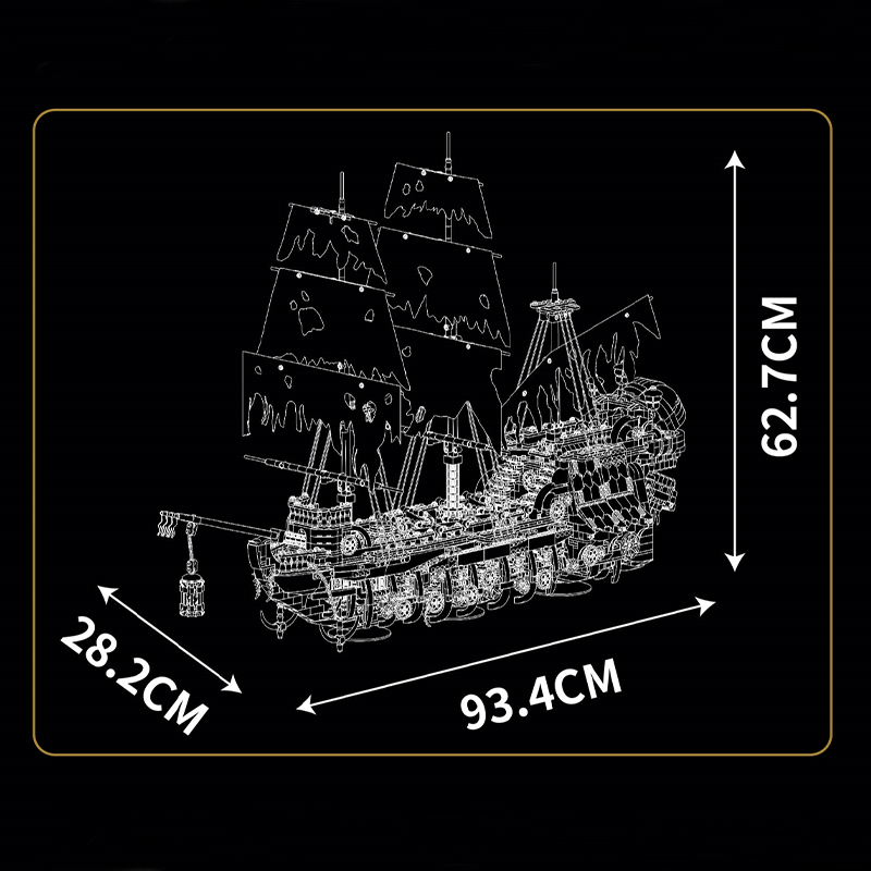 13193 Styx Pirate Ship Pirate Ghost Ship 3769pcs
