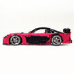 CADA-C61502 1:8 Sports Car Mazda RX-7 Custom pink Building Block Set 3304pcs Adult Collector Collectible Model Kit