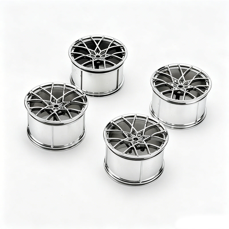GL05 1:8 Building Block Wheel Rims 6.6×4.4cm, Compatible with Technic 42115 42083, 6 Color Options, MOC Supercar Model Mod Accessories