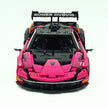 TGL-SCV12 1:8 Sports Car Lamborghini Custom Pink Building Block Set 4100pcs Adult Collector Collectible Model Kit