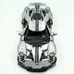 TGL-T5042 1:8 Sports Car Ford GT Custom Electroplated Silver Building Block Set 3056pcs Adult Collector Collectible Model Kit