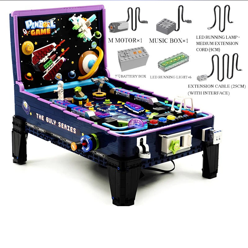 Arcade pinball machine Building Blocks Remote Control Toy 2309pcs