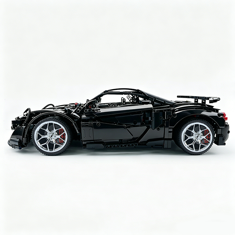 MOC-190653 1:8 Sports Car McLaren 600LT Building Block Set 2688pcs Collectible Model Kit with Custom Wheels