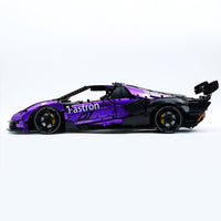 Sports car customized in pearlescent purple 4100pcs