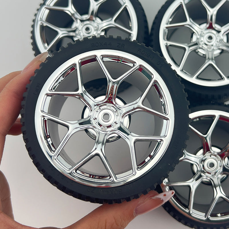 4PCS Wheels CADA Crafted Wheel Hub Accessories Wheel Compatible Scale 1:8 Car