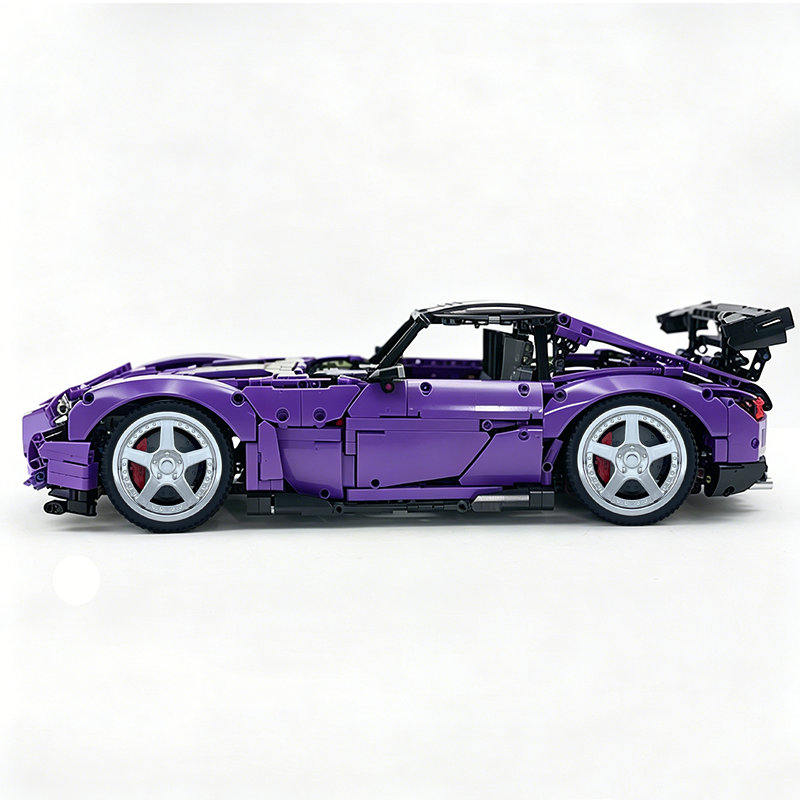 MOC-73939 1:8 Sports Car AMG GT R Black Series Building Block Set 2456 pcs Collectible Model Kit with Custom Wheels