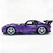 MOC-73939 1:8 Sports Car AMG GT R Black Series Building Block Set 2456 pcs Collectible Model Kit with Custom Wheels