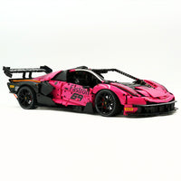 Custom-made pink sports car 4100pcs