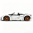 MOC-159171 1:8 Sports Car Porsche 918 Building Block Set 2266pcs Collectible Model Kit with Custom Wheels