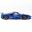 TGL-T5042 1:8 Sports Car Ford GT Custom Painted Blue Building Block Set 3056pcs Adult Collector Collectible Model Kit