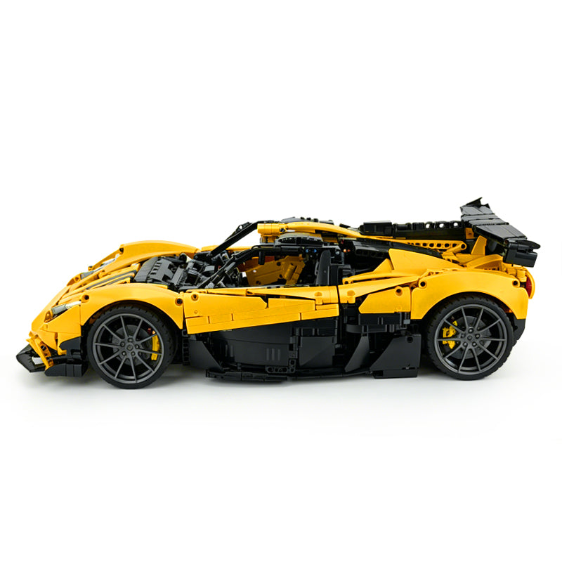 MOC-215951 1:8 Sports Car Gordon Murray Automotive T.50s Building Block Set 3427pcs Collectible Model Kit with Custom Wheels
